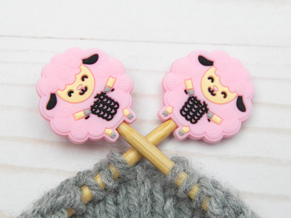 Mouton à tricoter rose | Stitch Stoppers