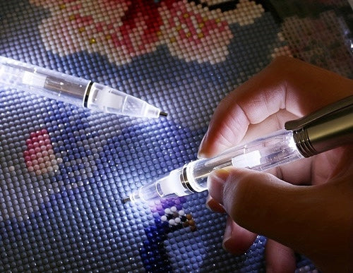 Crayon lumineux transparent pour peinture à Diamand