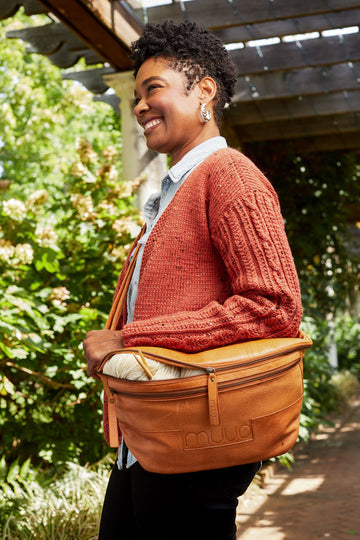 Sac de ceinture pour projets de tricot par Muud