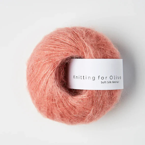 SOFT SILK MOHAIR DE KNITTING FOR OLIVE