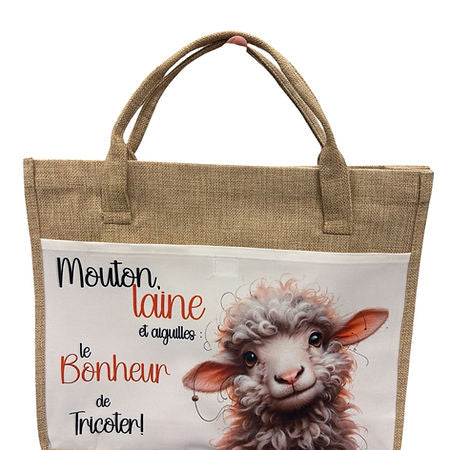 Sac à tricot pochette