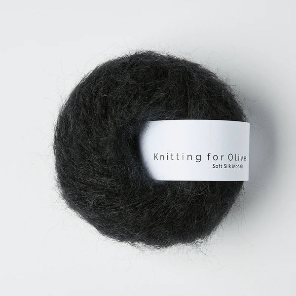 SOFT SILK MOHAIR DE KNITTING FOR OLIVE