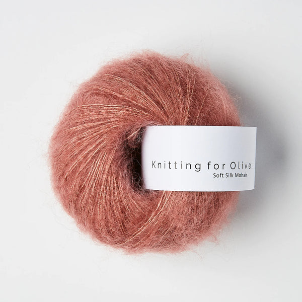 SOFT SILK MOHAIR DE KNITTING FOR OLIVE