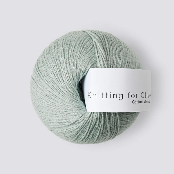Cotton Merino Kintting For Olive