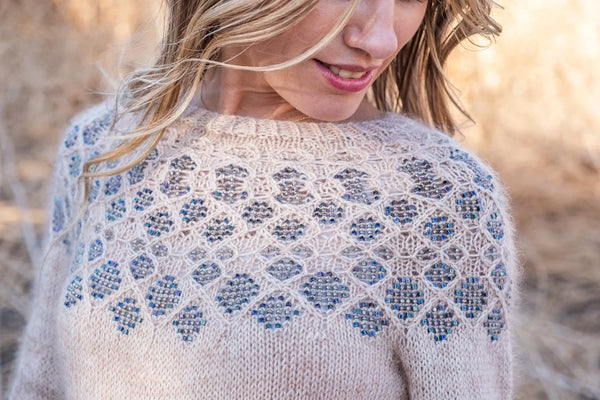 Livre de patron de tricot  Shine! Knitting with Beads by Pope Vergara