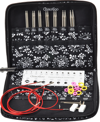 Ensemble aiguille interchangeable twist red lace Stanlaiss 7400C