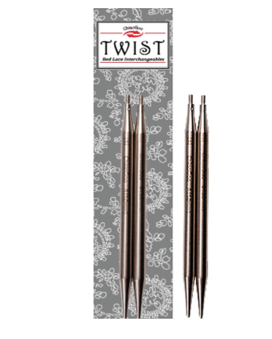 Aiguilles Interchangeables Twist SS Lace tips 4"